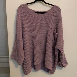 Oversized mauve sweater M/L